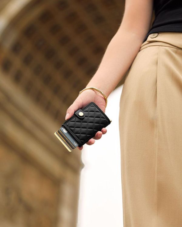 Secrid Miniwallet Emboss Diamond PREMIUM+ (Black) - Panache (Koksijde)