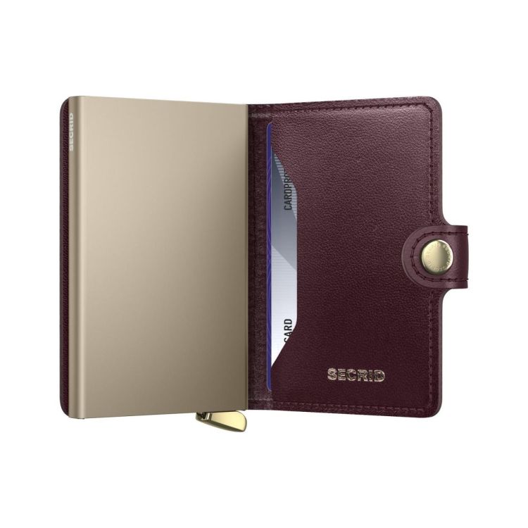 Secrid Miniwallet Emboss Diamond PREMIUM+ (Bordeaux) - Panache (Koksijde)