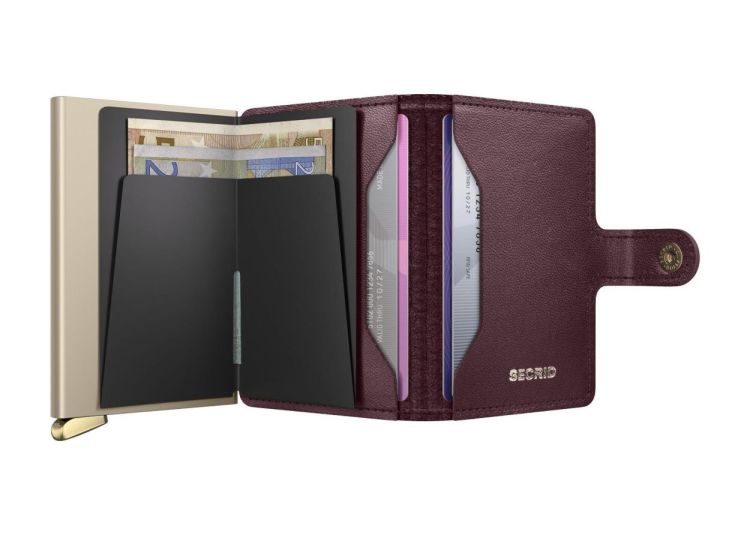 Secrid Miniwallet Emboss Diamond PREMIUM+ (Bordeaux) - Panache (Koksijde)