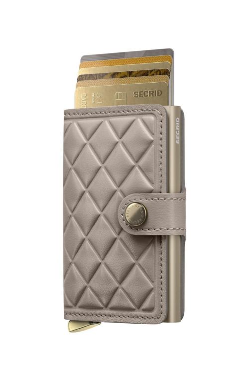 Secrid Miniwallet Emboss Diamond PREMIUM+ (Chalk) - Panache (Koksijde)