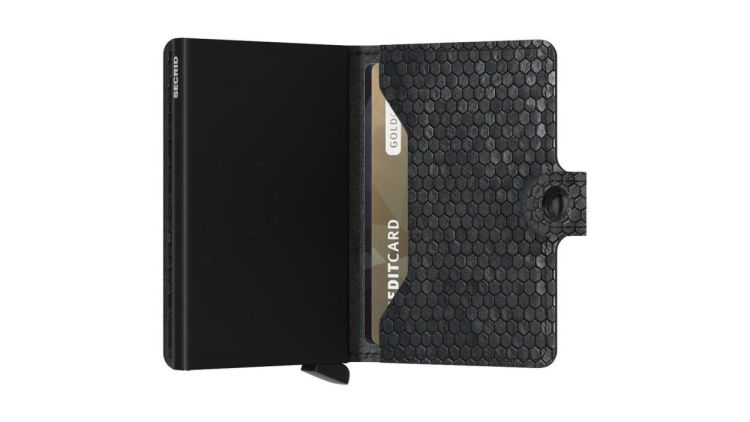 Secrid Miniwallet Hexagon (Black) - Panache (Koksijde)