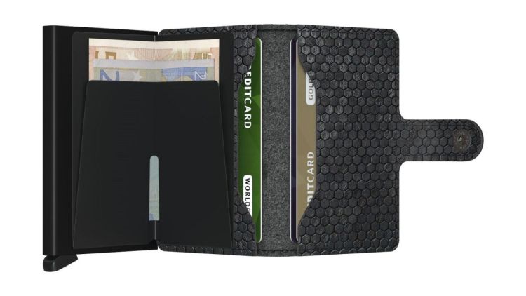 Secrid Miniwallet Hexagon (Black) - Panache (Koksijde)