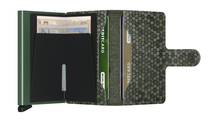 Secrid Miniwallet Hexagon (Green) - Panache (Koksijde)