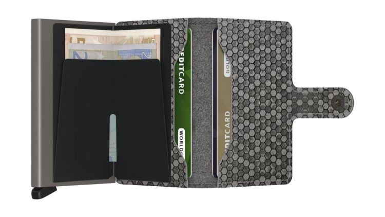 Secrid Miniwallet Hexagon (Grey) - Panache (Koksijde)