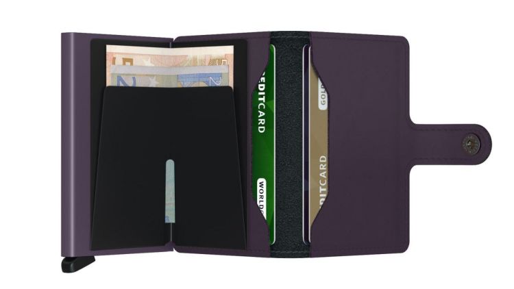 Secrid Miniwallet Matte (Dark Purple) - Panache (Koksijde)