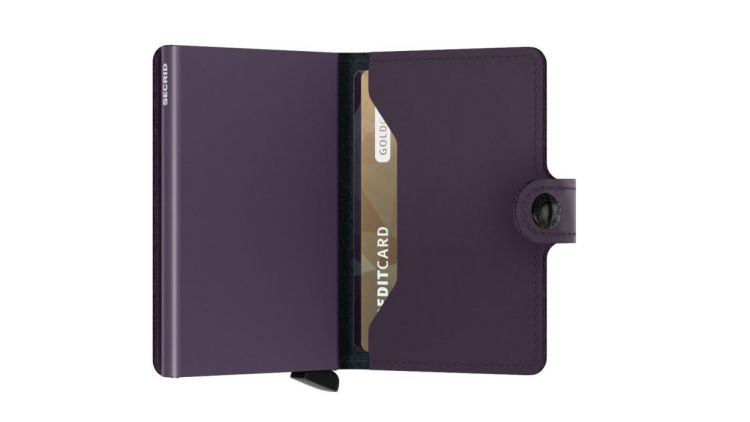 Secrid Miniwallet Matte (Dark Purple) - Panache (Koksijde)