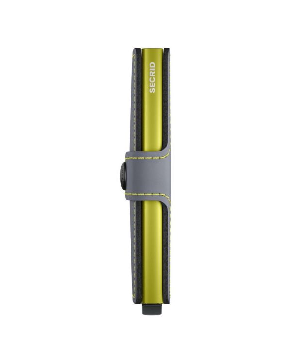 Secrid Miniwallet Matte (Grey & Lime) - Panache (Koksijde)