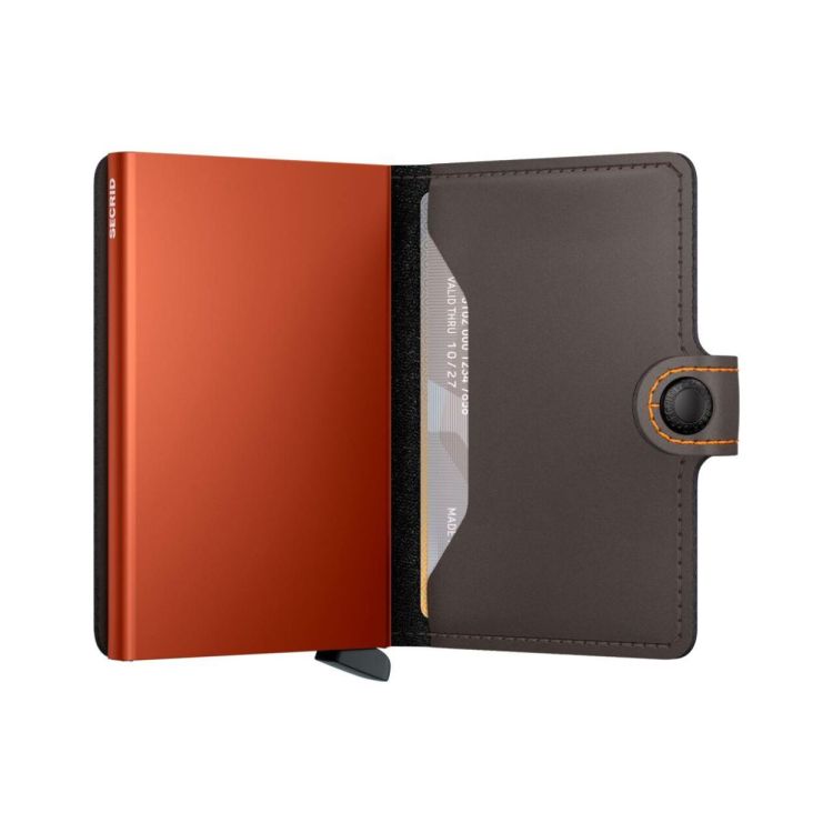 Secrid Miniwallet Matte (Truffle & Orange) - Panache (Koksijde)