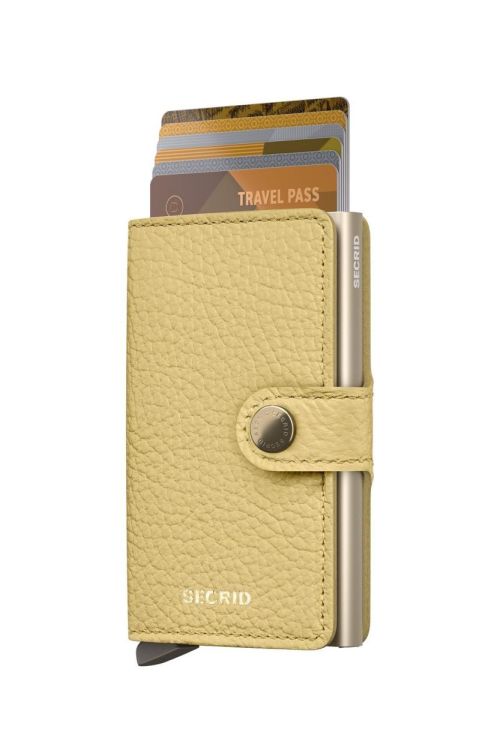 Secrid Miniwallet Pebble (Butter Yellow) - Panache (Koksijde)