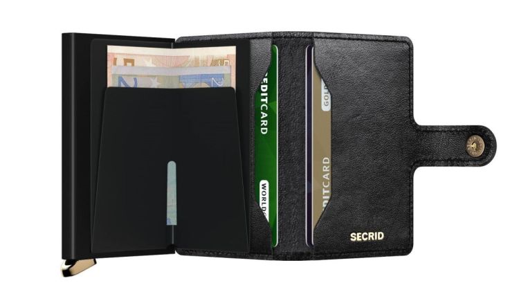 Secrid Miniwallet Premium Emboss Diamond (Black) - Panache (Koksijde)