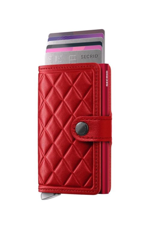 Secrid Miniwallet Premium Emboss Diamond (Red) - Panache (Koksijde)