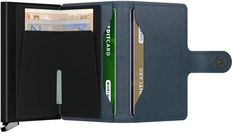 Secrid Miniwallet Premium Emboss Lines (Teal) - Panache (Koksijde)