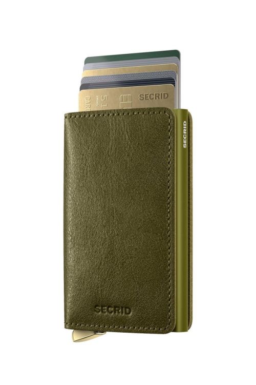 Secrid Slimwallet Basco PREMIUM+ (Olive) - Panache (Koksijde)