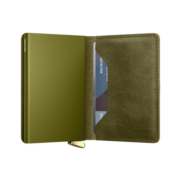 Secrid Slimwallet Basco PREMIUM+ (Olive) - Panache (Koksijde)