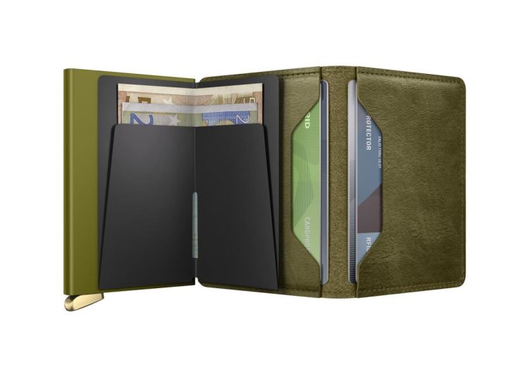 Secrid Slimwallet Basco PREMIUM+ (Olive) - Panache (Koksijde)