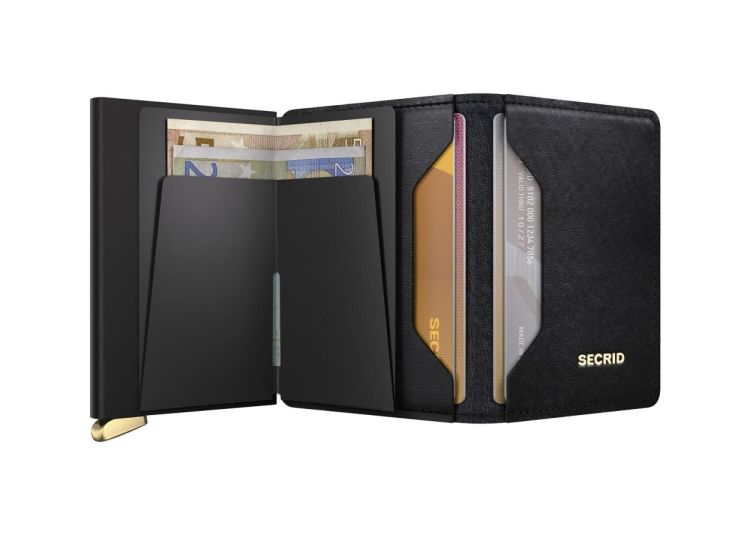 Secrid Slimwallet Emboss Diamond PREMIUM+ (Black) - Panache (Koksijde)