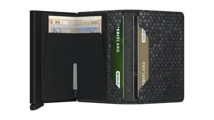 Secrid Slimwallet Hexagon (Black) - Panache (Koksijde)