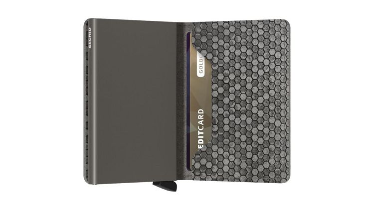 Secrid Slimwallet Hexagon (Grey) - Panache (Koksijde)