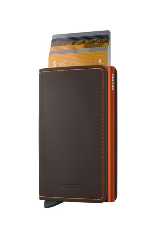 Secrid Slimwallet Matte (Truffle & Orange) - Panache (Koksijde)