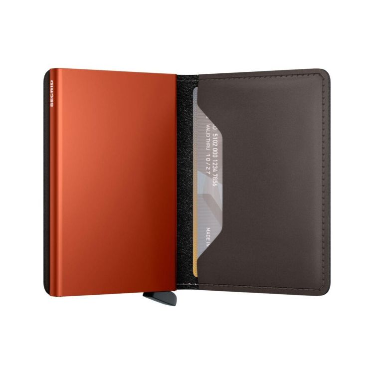 Secrid Slimwallet Matte (Truffle & Orange) - Panache (Koksijde)