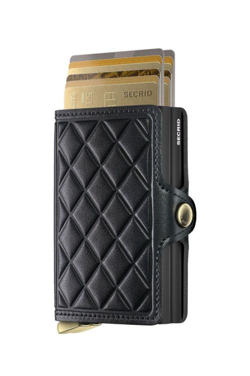 Secrid Twinwallet Emboss Diamond PREMIUM+ (Black) - Panache (Koksijde)