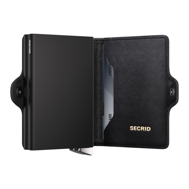 Secrid Twinwallet Emboss Lines PREMIUM+ (Black) - Panache (Koksijde)