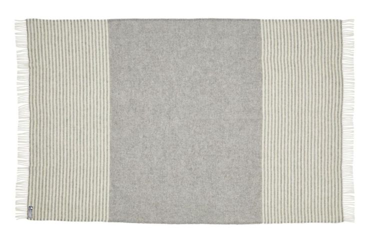 Silkeborg Uld Plaid Bogø 140x240 (Light nordic grey) - Panache (Koksijde)