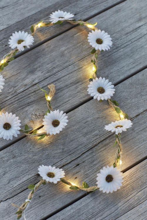 Sirius Home Flora summerflowers 2m slinger (Wit) - Panache (Koksijde)