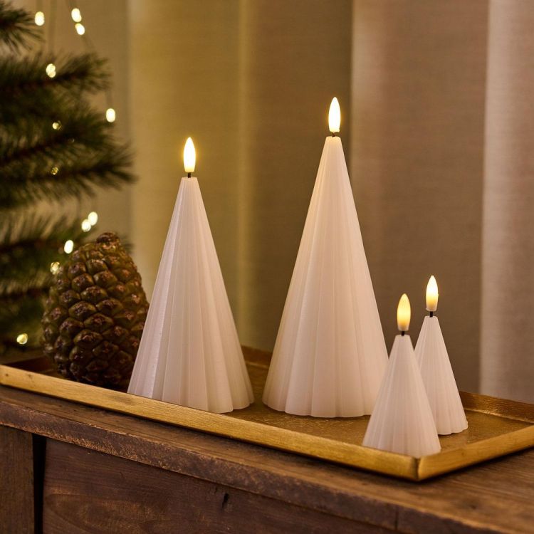 Sirius Home Laura Juletræ, Ø10XH20cm, Hvid (Wit) - Panache (Koksijde)