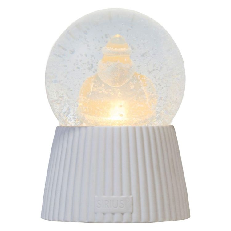 Sirius Home Santa Snowglobe (Wit) - Panache (Koksijde)