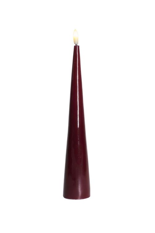 Sirius Home Sille conische kaars Ø4,8cm H26cm (Bordeaux) - Panache (Koksijde)