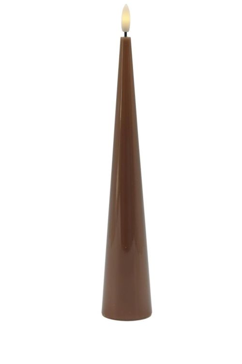 Sirius Home Sille conische kaars Ø4,8cm H26cm (Toffee) - Panache (Koksijde)
