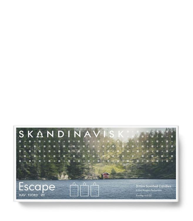 Skandinavisk Escape giftset 3x candle 65g (Multi) - Panache (Koksijde)