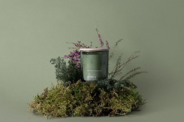 Skandinavisk FJORD geurkaars 200g (Fjord green) - Panache (Koksijde)