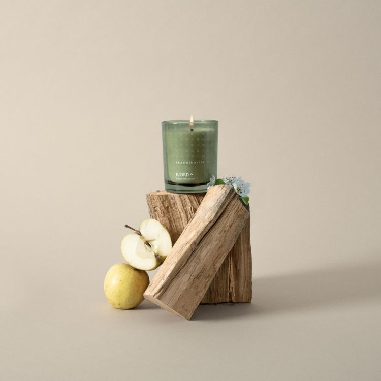 Skandinavisk FJORD geurkaars 200g (Fjord green) - Panache (Koksijde)