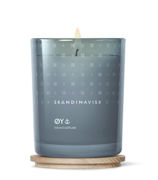 Skandinavisk ØY geurkaars 200g (Powder Blue) - Panache (Koksijde)