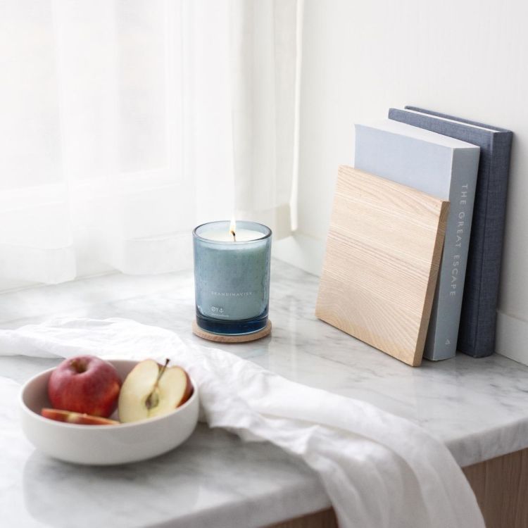 Skandinavisk ØY geurkaars 200g (Powder Blue) - Panache (Koksijde)