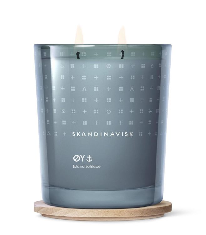 Skandinavisk Bougie parfumée ØY 350g (Powder Blue) - Panache (Koksijde)