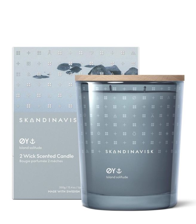 Skandinavisk Bougie parfumée ØY 350g (Powder Blue) - Panache (Koksijde)