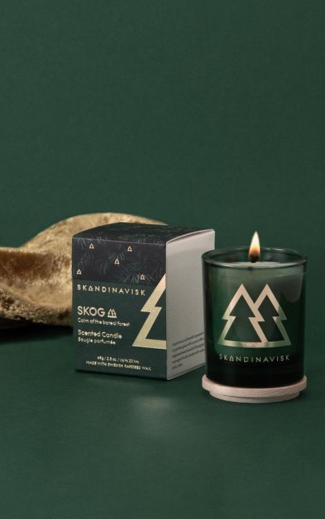 Skandinavisk SKOG geurkaars 200g Special Gold Edition (Forest Green) - Panache (Koksijde)