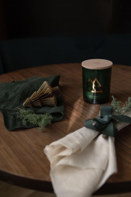 Skandinavisk SKOG geurkaars 200g Special Gold Edition (Forest Green) - Panache (Koksijde)