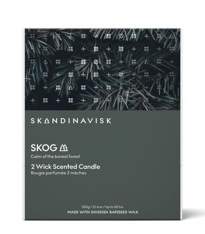 Skandinavisk SKOG geurkaars 350g Special Edition (Forest Green) - Panache (Koksijde)