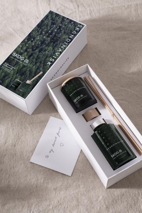 Skandinavisk SKOG Scented Candle 65gr & Diffuser 100ml Set (Forest Green) - Panache (Koksijde)