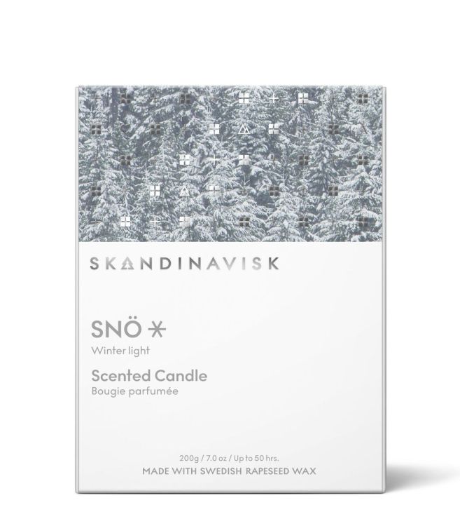 Skandinavisk Bougie Parfumée SNÖ 200g (White) - Panache (Koksijde)