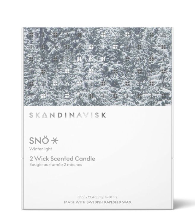 Skandinavisk Bougie Parfumée SNÖ 350g (White) - Panache (Koksijde)