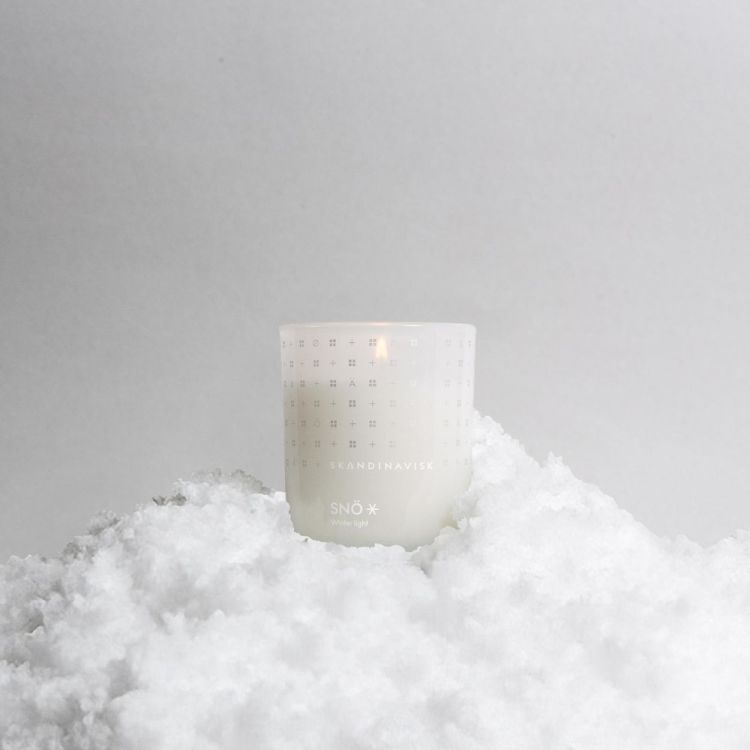 Skandinavisk Bougie Parfumée SNÖ 65g (White) - Panache (Koksijde)