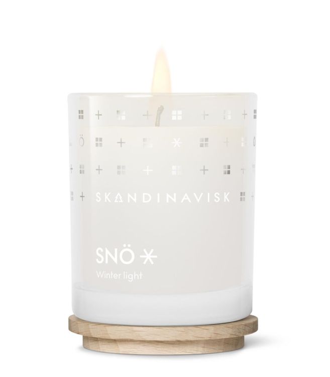 Skandinavisk SNÖ geurkaars 65g Special Edition (White) - Panache (Koksijde)