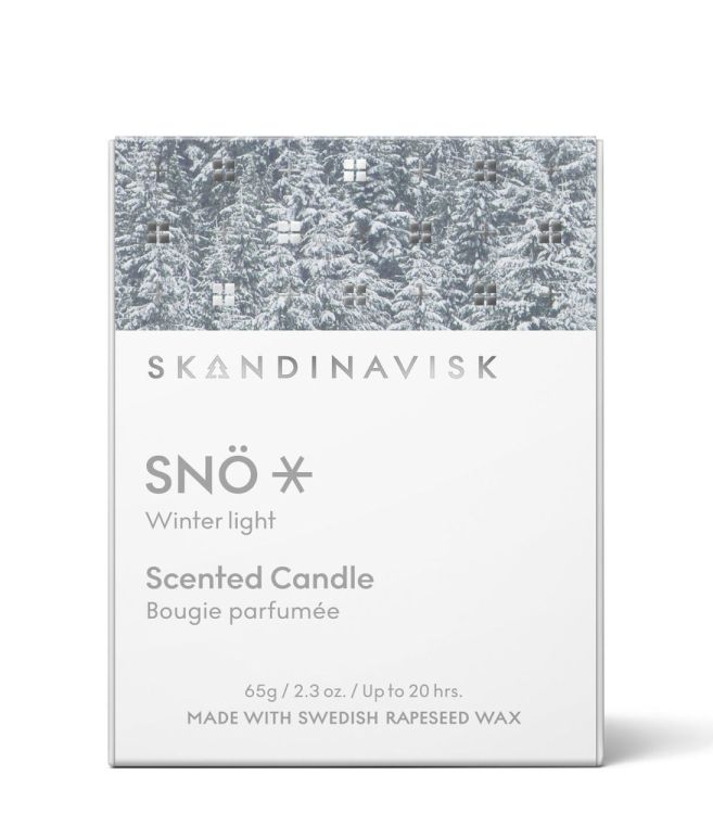 Skandinavisk Bougie Parfumée SNÖ 65g (White) - Panache (Koksijde)