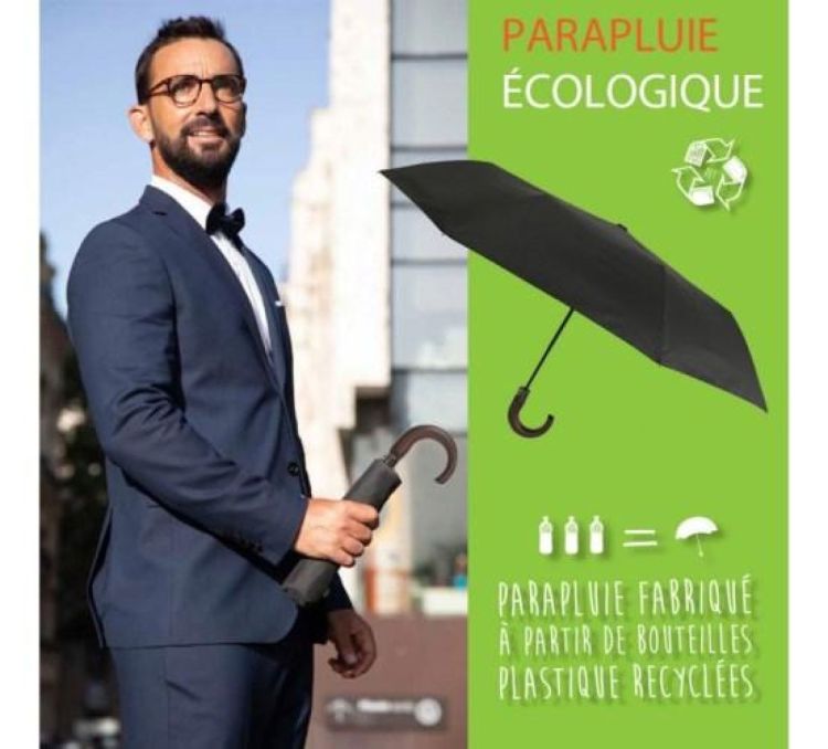 Smati Paraplu Homme Eco Compact (Zwart) - Panache (Koksijde)