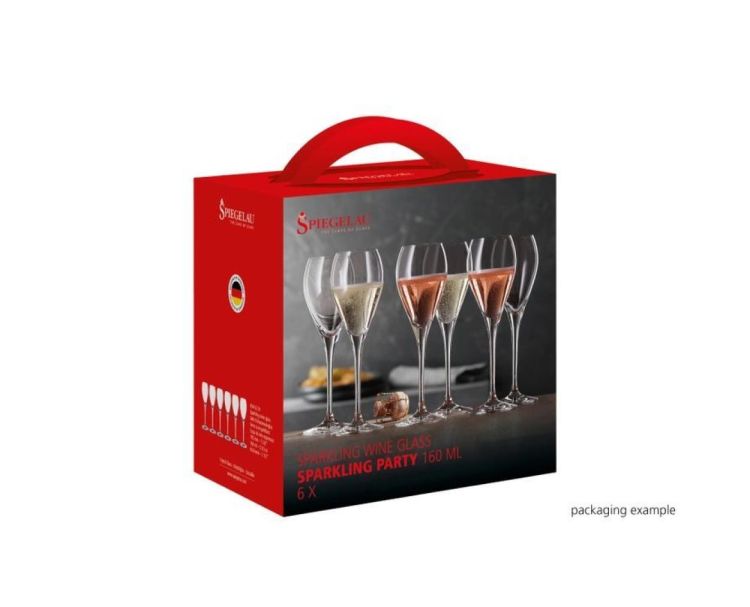 Spiegelau Party 6 Champagneglas 160ml (Transparant) - Panache (Koksijde)